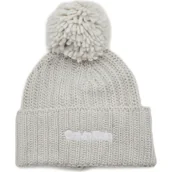 Czapki damskie - Calvin Klein Czapka | z dodatkiem wełny i kaszmiru - miniaturka - grafika 1