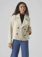 Kurtki damskie - Vero Moda Kurtka przejściowa w kolorze kremowym - miniaturka - grafika 1