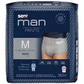 Bielizna lecznicza - Seni Man Pants, majtki chłonne dla mężczyzn, rozmiar M, 80-110 cm, 30 sztuk - miniaturka - grafika 1