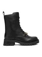 Botki damskie - Eva Minge Trzewiki EO-ALVA-220A-781 Czarny - miniaturka - grafika 1