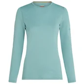 Koszulki sportowe damskie - Koszulka damska Icebreaker W's 260 Tech LS Crewe Rozmiar: L / Kolor: turkusowy - miniaturka - grafika 1