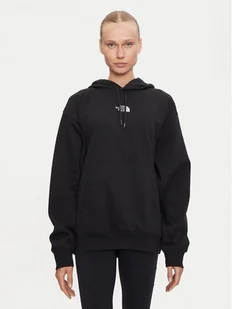The North Face Bluza Essential NF0A89EN Czarny Oversize - Bluzy damskie - miniaturka - grafika 1