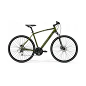 Rowery - Rower crossowy Merida CROSSWAY 20-D M-L(52) MOSS GREEN(SILVER-GREEN/BLACK) - miniaturka - grafika 1