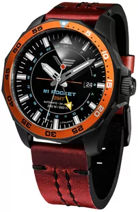 Zegarek Zegarek Vostok Europe NH34-225C714 Rocket N-1 Automatic GMT - Zegarki męskie - miniaturka - grafika 1