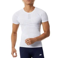 Koszulki sportowe męskie - Koszulka New Balance MT231755WT - biała - miniaturka - grafika 1