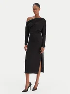 Sukienki - Rinascimento Sukienka koktajlowa CFC0126544003 Czarny Slim Fit - miniaturka - grafika 1