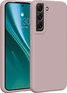Etui i futerały do telefonów - Etteri Nakładka Etteri Silicone Case do Samsung Galaxy S22 jasnoróżowa - miniaturka - grafika 1