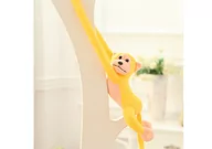 Maskotki i pluszaki - Maskotka Pluszowa Małpka z Dźwiękiem Żółta 80 cm - miniaturka - grafika 1