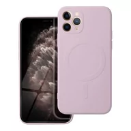 Etui i futerały do telefonów - OEM Futerał Silicone Mag Cover Do Iphone 11 Pro Różowy - miniaturka - grafika 1