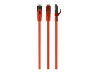 Kable miedziane - GEMBIRD PP6A-LSZHCU-R-10M patchcord RJ45 cat. 6A SFTP LSZH 10m czerwony - miniaturka - grafika 1