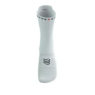 COMPRESSPORT Skarpetki rowerowe PRORACING SOCKS V4 BIKE white/black - Skarpetki kolarskie - miniaturka - grafika 2