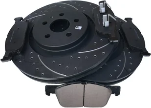 Przednie klocki + WIERCONE tarcze hamulcowe 345mm Ford Fusion Sport 2017- - Tarcze hamulcowe - miniaturka - grafika 4