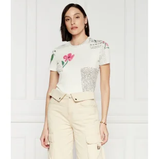 Desigual T-shirt MIRNA | Slim Fit - Koszulki i topy damskie - miniaturka - grafika 1