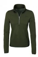 Bluzy sportowe damskie - Pikeur Bluza Siska damska kolekcja jesień-zima 2018/19 - pine green - miniaturka - grafika 1