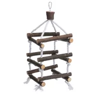 Akcesoria dla ptaków - Trixie Gantry rusztowanie do wspinaczki i huśtania - Długość: 34 cm - miniaturka - grafika 1