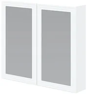 Szafki łazienkowe - Szafka łazienkowa TORETO 2D 80cm biały mat z lustrem HALMAR - miniaturka - grafika 1