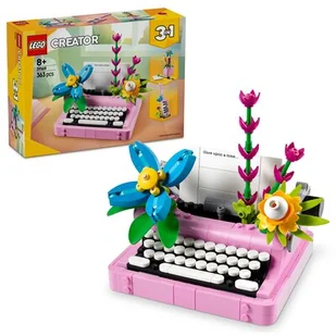 LEGO 31169 Creator 3w1 Maszyna do pisania z kwiatami - Klocki - miniaturka - grafika 1