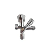 Zawory i kraniki - Zawór kulowy wielofunkcyjny - 3/8"x1/2"x3/4" WADEP - miniaturka - grafika 1