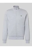 Bluzy męskie - Bluza rozpinana o kroju regular fit z mieszanki bawełny - Lacoste - miniaturka - grafika 1