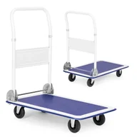 Wózki magazynowe - Wózek Transportowy Platformowy Magazynowy 150Kg Składany Ręczny - miniaturka - grafika 1