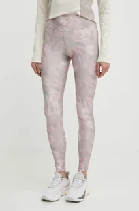 Reebok legginsy treningowe Identity Training kolor różowy wzorzyste 100076295 - Legginsy - miniaturka - grafika 1