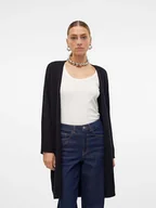 Swetry damskie - Vero Moda Kardigan "Saba" w kolorze czarnym - miniaturka - grafika 1