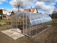 Szklarnie ogrodowe - Szklarnia KLASIKA TUBE 3x6m z fundamentami i poliwęglanem 4mm; - miniaturka - grafika 1