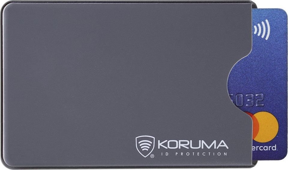 KORUMA Plastikowe etui antyRFID szary - KUK-108VGR Koruma Uniwersalny