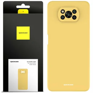 Spacecase Etui Silicone Case Poco X3 Pro/NFC yellow - Etui i futerały do telefonów - miniaturka - grafika 1