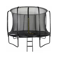 Trampoliny - Emaj, Trampolina z siatką zewnętrzną, Exclusive, 12 FT/374 cm - miniaturka - grafika 1