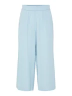 Spodnie damskie - Pieces Kuloty Pia 17154737 Błękitny Wide Leg - miniaturka - grafika 1