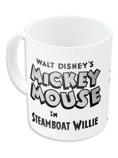 Disney Mickey Mouse Kubek w kolorze biało-czarnym - 325 ml - Sztućce dla dzieci - miniaturka - grafika 1