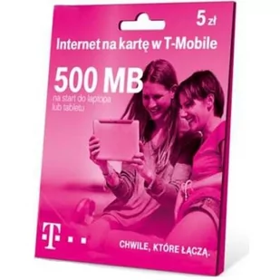 T-Mobile Internet na Kartę 500 MB 5 zł - Kody i doładowania cyfrowe - miniaturka - grafika 1