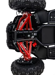 Quad Highper na akumulator Czerwony 35km/h + Silnik bezszczotkowy 1000W + Koła pompowane + Regulacja siedzenia - Tory, garaże, parkingi - miniaturka - grafika 7