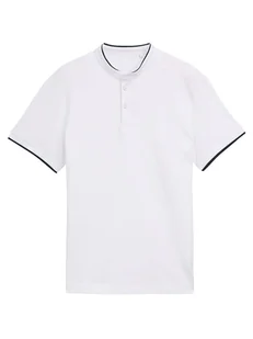 Tom Tailor Koszulka polo w kolorze białym - Koszulki męskie - miniaturka - grafika 1