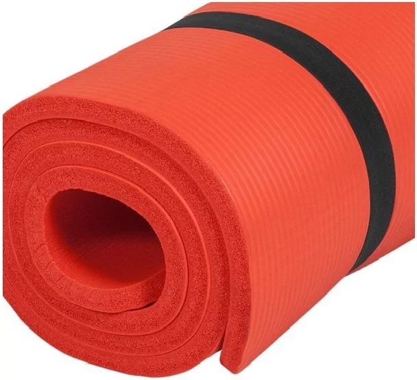 Gorilla Sports Mata do jogi duża 190x100x1,5 cm czerwona (100541-00038-0133)