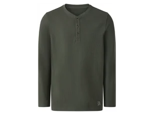 esmara Men Koszulka męska z długim rękawem (Zielony, L (52/54)) - Koszulki męskie - miniaturka - grafika 1