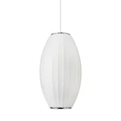Lampy sufitowe - Lampa wisząca SILK BARREL biała 60 cm ST-2335-30 - Step Into Design - miniaturka - grafika 1