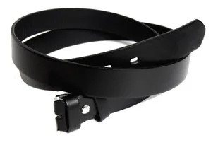 Pasek Skórzany Bez Klamry Damski Polska Galanteria (PL) Skóra Naturalna GŁADKI 30 mm CZARNY - Paski Pasek Skórzany Bez Klamry Damski Polska Galanteria (PL) Skóra Naturalna GŁADKI 30 mm CZARNY - Paski - miniaturka - grafika 1