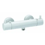 Baterie wannowe i prysznicowe - KLUDI 352035338 BOZZ bateria natryskowa z termostatem; biały mat - miniaturka - grafika 1