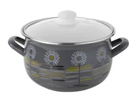 Garnki - GARNEK EMALIOWANY PYZA BLOSSOM Z/P 16CM 2,2L 000-GAR-16BLOSSOM - miniaturka - grafika 1