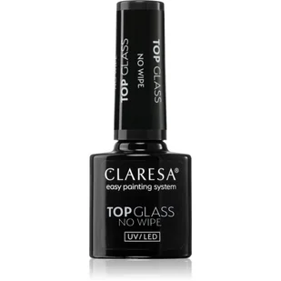 CLARESA Top Glass No wipe 5g - Lakiery hybrydowe - miniaturka - grafika 1
