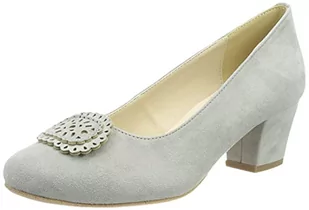 HIRSCHKOGEL Damskie czółenka 3009615, szary - szary - 38 EU - Czółenka - miniaturka - grafika 1