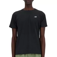 Koszulki sportowe męskie - Koszulka New Balance MT41080BK - czarne - miniaturka - grafika 1