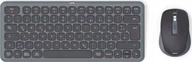 Zestawy myszka + klawiatura - Klawiatura + mysz Hama Hama ZESTAW KLAWIATURA I MYSZ MULTI-DEVICE WKM-500 CZARNO-SZARY U81730610000 - miniaturka - grafika 1