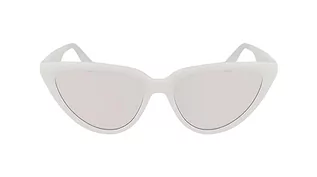 Okulary przeciwsłoneczne - Calvin Klein Damskie okulary przeciwsłoneczne CKJ23658S, białe, jeden rozmiar, biały, Rozmiar uniwersalny - grafika 1