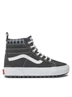 Buty dla dziewczynek - Vans Sneakersy Uy Sk8-Hi Mte-1 VN0A5HZ5GYW1 Szary - miniaturka - grafika 1