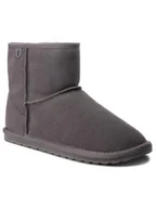 Kozaki damskie - EMU Australia Buty Wallaby Mini Teens T10103 Szary - miniaturka - grafika 1