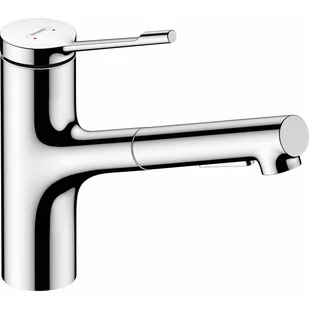 Bateria kuchenna z wyciąganą wylewką Zesis Lean Hansgrohe - Baterie kuchenne - miniaturka - grafika 1