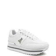 Buty dla dziewczynek - Patrizia Pepe Sneakersy | z dodatkiem skóry - miniaturka - grafika 1